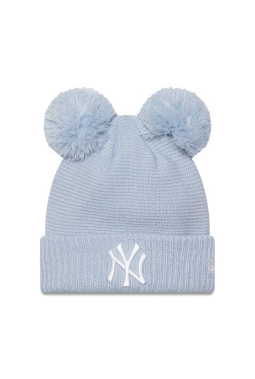 New Era Шапка Double Pom Bea 60565276 Светлосиньо - Mera.bg