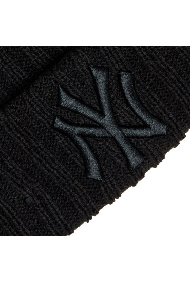 New Era Шапка Double Pom New York Yankees Beanie 60364290 Black - Mera.bg