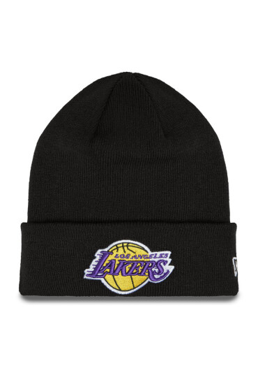 New Era Шапка Essential Cuff Beanie Los Angeles Lakers Hat 60348856 Черен - Mera.bg