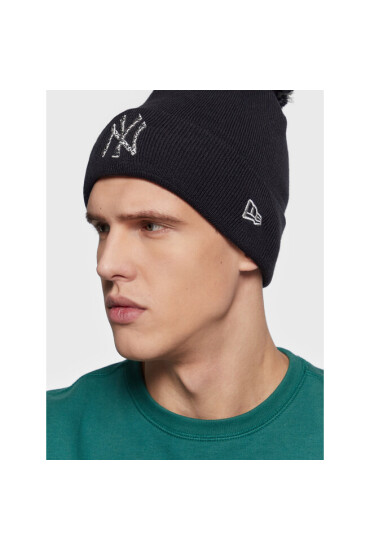 New Era Шапка Infill Bobble 60284995 Тъмносин - Mera.bg