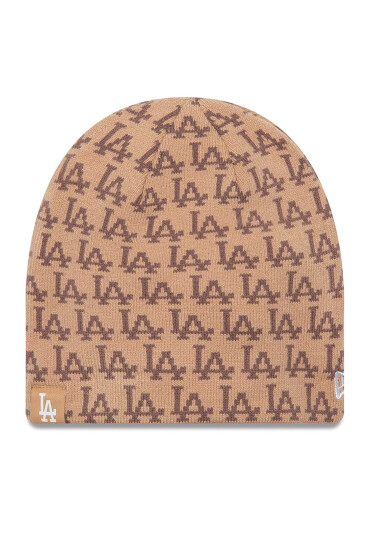 New Era Шапка Jacquard Skull Bean 60565440 Бежов - Mera.bg