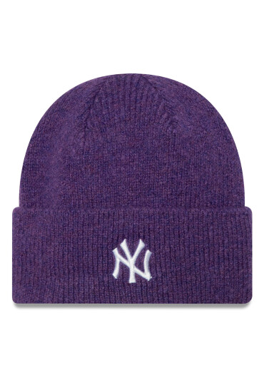 New Era Шапка New York Yankees Wide Cuff Knit Beanie 60580752 Виолетов - Mera.bg