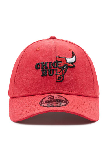 New Era Шапка с козирка Chicago Bulls Split Logo 9Forty 60240445 Червен - Mera.bg