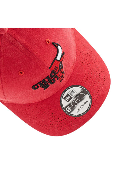 New Era Шапка с козирка Chicago Bulls Split Logo 9Forty 60240445 Червен - Mera.bg