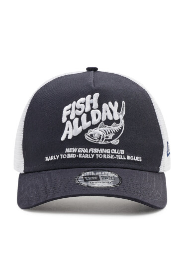 New Era Шапка с козирка Fishing A-Frame Trucker 60222277 Тъмносин - Mera.bg
