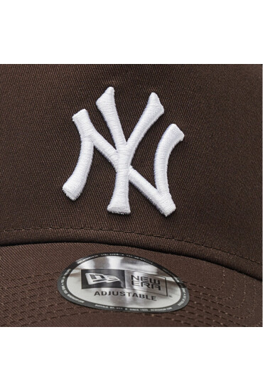 New Era Шапка с козирка New York Yankees League Essential 60284919 Dark Brown/ White - Mera.bg