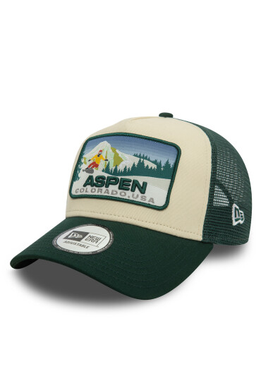 New Era Шапка с козирка Aspen Ski Patch 9FORTY A-Frame 60580849 Зелен - Mera.bg