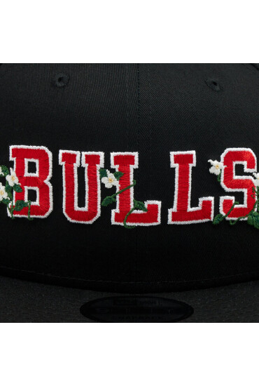 New Era Шапка с козирка Chicago Bulls Flower Wordmark 60358092 Черен - Mera.bg