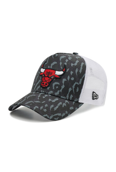 New Era Шапка с козирка Chicago Bulls Leopard Print 60222395 Сив - Mera.bg