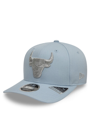 New Era Шапка с козирка Chicago Bulls Metallic 9FIFTY 60595209 Светлосиньо - Mera.bg