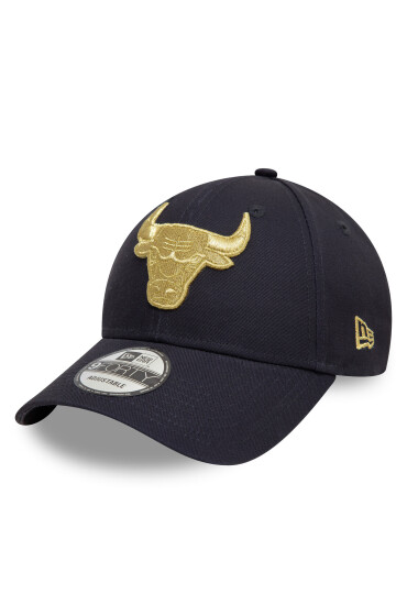 New Era Шапка с козирка Chicago Bulls Metallic 9FORTY 60595196 Тъмносин - Mera.bg