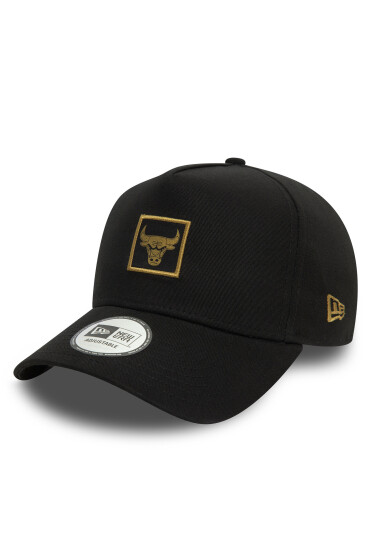 New Era Шапка с козирка Chicago Bulls Metallic Patch 9FORTY E-Frame 60580710 Черен - Mera.bg
