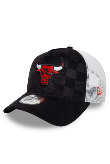 New Era Шапка с козирка Chicago Bulls Tonal Check 60595264 Черен - Mera.bg