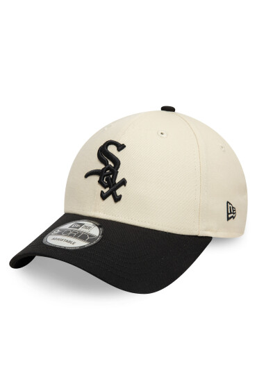 New Era Шапка с козирка Chicago White Sox Colour Block 9FORTY 60595216 Бежов - Mera.bg