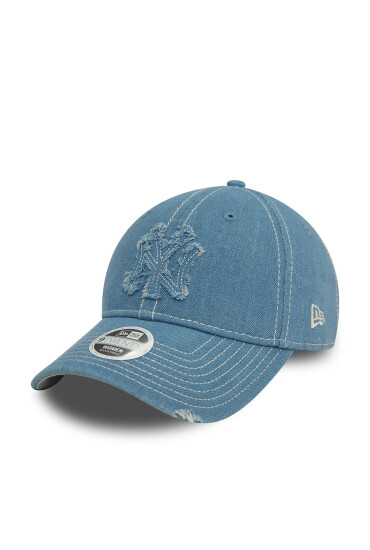 New Era Шапка с козирка Denim Distress 60565485 Син - Mera.bg