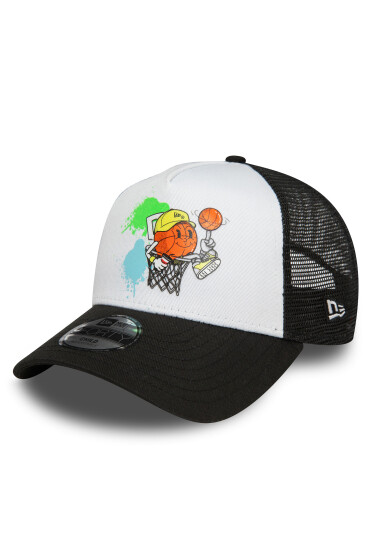 New Era Шапка с козирка Kids Mascot Trucker Ne 60503364 Бял - Mera.bg
