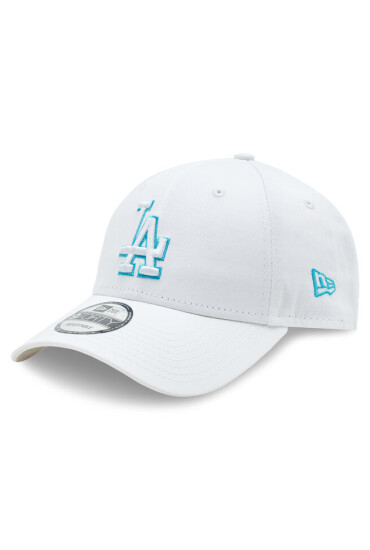 New Era Шапка с козирка LA Dodgers Neon Outline 60358129 Бял - Mera.bg