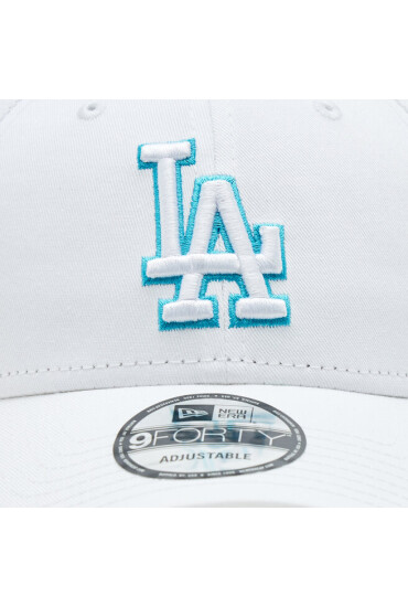 New Era Шапка с козирка LA Dodgers Neon Outline 60358129 Бял - Mera.bg
