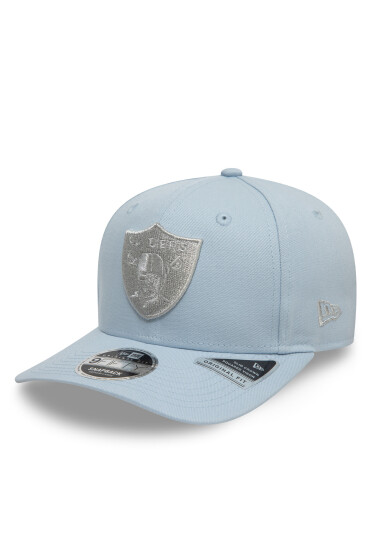 New Era Шапка с козирка Las Vegas Raiders Metallic 9FIFTY 60595207 Светлосиньо - Mera.bg