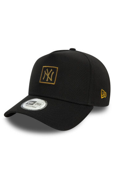 New Era Шапка с козирка Metallic Patch New York Yankees 9FORTY E-Frame 60580701 Черен - Mera.bg