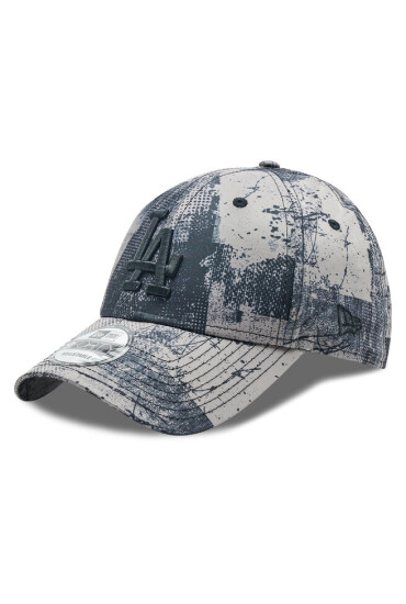 New Era Шапка с козирка MLB 9FORTY Los Angeles Dodgers Print Cap 60298658 Grey/Black - Mera.bg