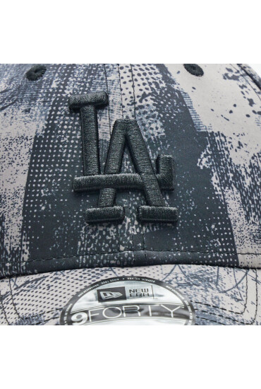 New Era Шапка с козирка MLB 9FORTY Los Angeles Dodgers Print Cap 60298658 Grey/Black - Mera.bg