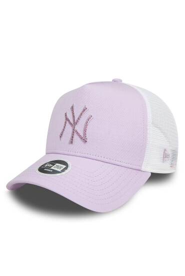New Era Шапка с козирка Mlb Rhinestone Trucker Nyy 60503566 Розов - Mera.bg