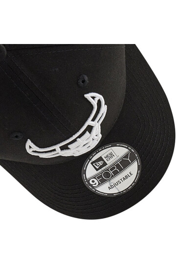 New Era Шапка с козирка Nba Essential Outli 12292586 Черен - Mera.bg