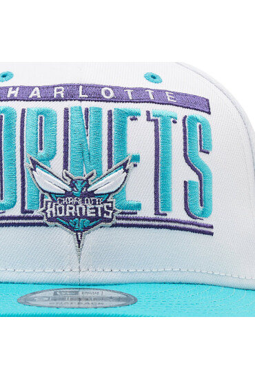 New Era Шапка с козирка NBA Retro Tile Charlotte Hornets 60288553 White - Mera.bg