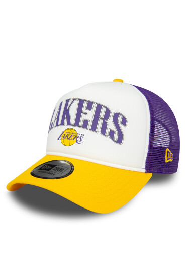 New Era Шапка с козирка Nba Retro Trucker Lakers 60434966 Бял - Mera.bg