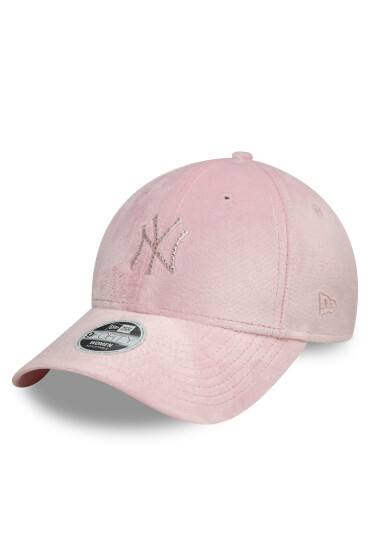 New Era Шапка с козирка New York Yankees Diamante Velour 9Forty 60595353 Розов - Mera.bg