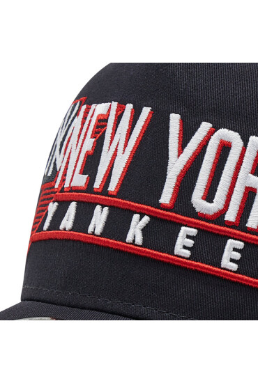 New Era Шапка с козирка New York Yankees Graphic Logo A-Frame Trucker 60222488 Тъмносин - Mera.bg