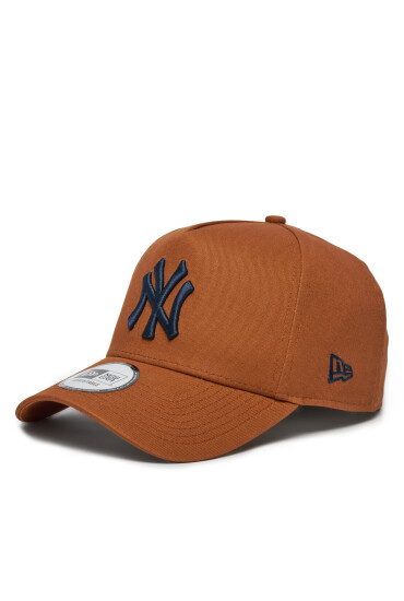 New Era Шапка с козирка New York Yankees League Essential 9FORTY E-Frame 60580697 Кафяв - Mera.bg