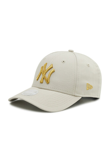 New Era Шапка с козирка New York Yankees Metallic 60222491 Бежов - Mera.bg