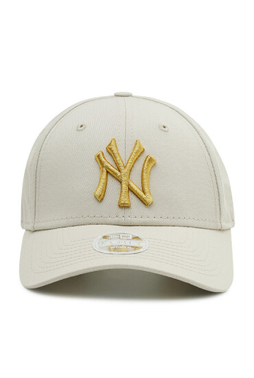 New Era Шапка с козирка New York Yankees Metallic 60222491 Бежов - Mera.bg