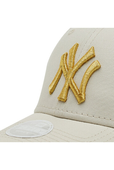 New Era Шапка с козирка New York Yankees Metallic 60222491 Бежов - Mera.bg