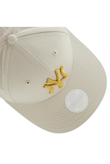 New Era Шапка с козирка New York Yankees Metallic 60222491 Бежов - Mera.bg