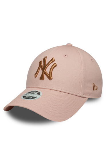New Era Шапка с козирка New York Yankees Metallic 9FORTY 60667375 Розов - Mera.bg