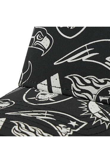 New Era Шапка с козирка Nfl All Over Print A-Frame Trucker 60222274 Черен - Mera.bg