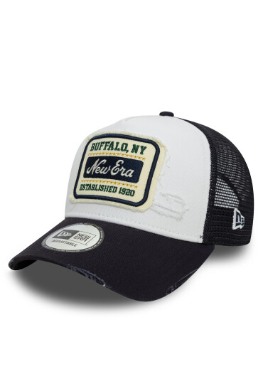 New Era Шапка с козирка Patch Distressed 60603673 Бял - Mera.bg