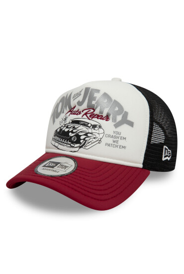 New Era Шапка с козирка Tom & Jerry 9Forty 60595267 Бял - Mera.bg