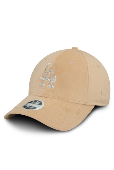 New Era Шапка с козирка Velour Diamante LA Dodgers 9FORTY 60580871 Бежов - Mera.bg