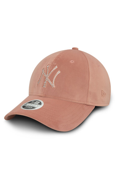 New Era Шапка с козирка Velour Diamante New York Yankees 9FORTY 60580873 Розов - Mera.bg