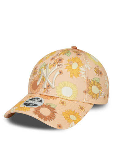 New Era Шапка с козирка Wmns Floral Aop 940 Nyy 60435003 Оранжев - Mera.bg
