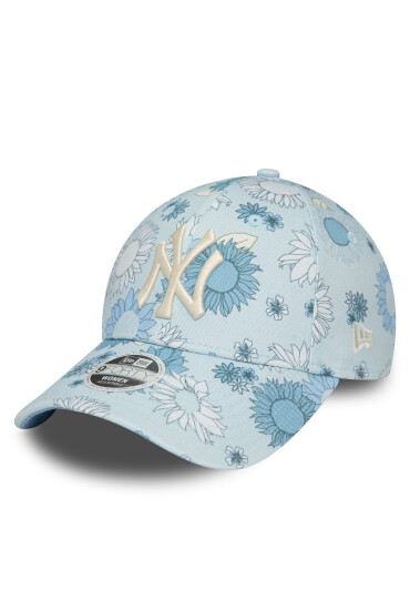 New Era Шапка с козирка Wmns Floral Aop 940 Nyy 60435004 Син - Mera.bg