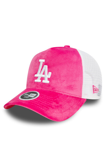 New Era Шапка с козирка Wmns Velour Trucker La Dodgers 60503425 Розов - Mera.bg
