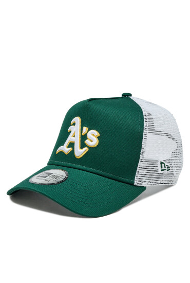 New Era Шапка Team Script Trucker Athletics 60364234 Зелен - Mera.bg