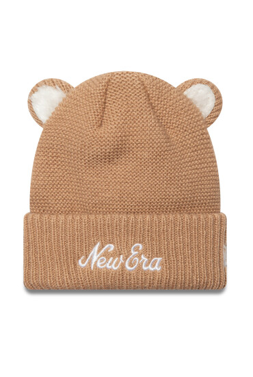 New Era Шапка Teddy Bear Ears Cuff Knit Beanie 60580794 Кафяв - Mera.bg