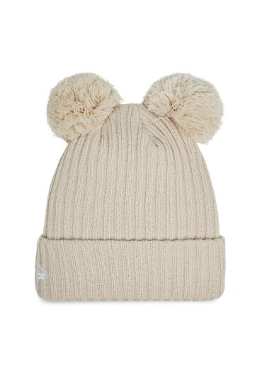 New Era Шапка Wmns Double Pom Beanie Nyy 60364292 Бежов - Mera.bg