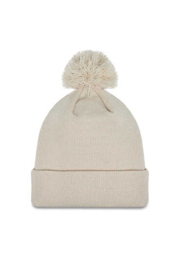 New Era Шапка Wmns Metallic Pom Beanie Nyy 60364284 Сив - Mera.bg